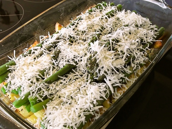 Zelená špargľa s pecorinom a pečiarkami (fotorecept) - obrázok 4