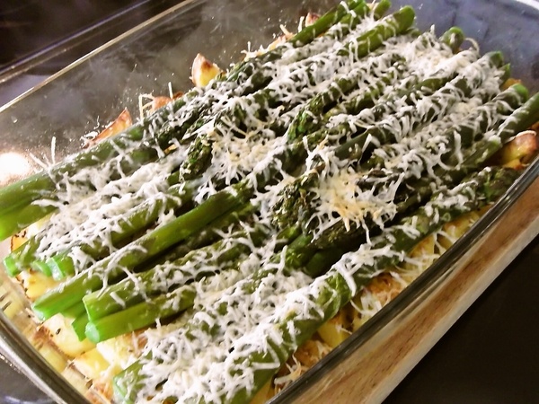 Zelená špargľa s pecorinom a pečiarkami (fotorecept) - obrázok 6