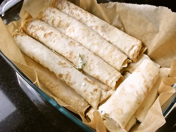 Na slano zapečené palacinky (fotorecept) - obrázok 3