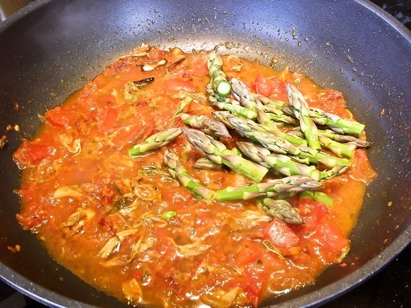 Cestoviny so zelenou špargľou (fotorecept) - obrázok 2