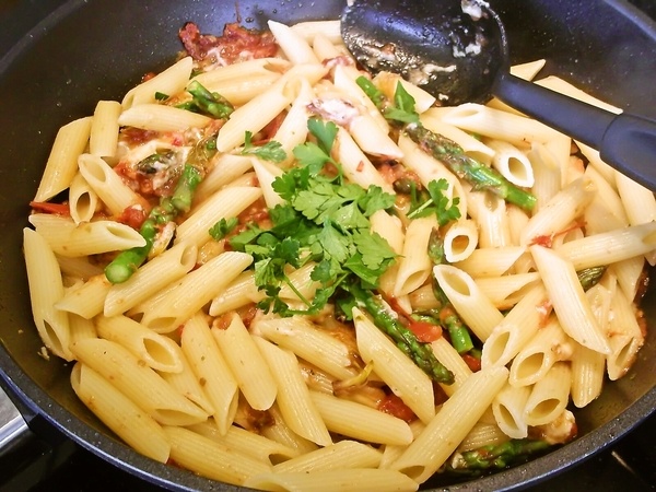 Cestoviny so zelenou špargľou (fotorecept) - obrázok 4