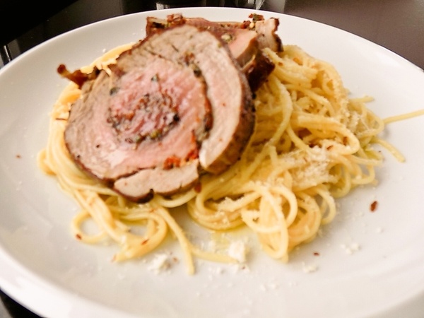 Plnená bravčová panenka s chuťou stredomoria (fotorecept) - obrázok 5