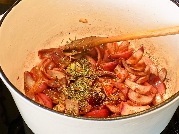 Morčacie stehno na víne (fotorecept) - obrázok 2