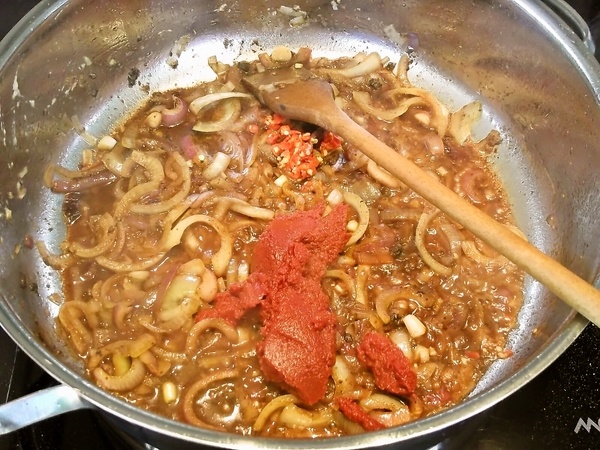 Krkovička na víne s hubami (fotorecept) - obrázok 3