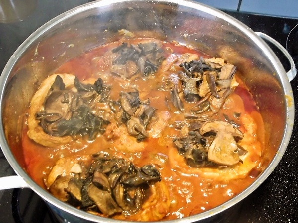 Krkovička na víne s hubami (fotorecept) - obrázok 5