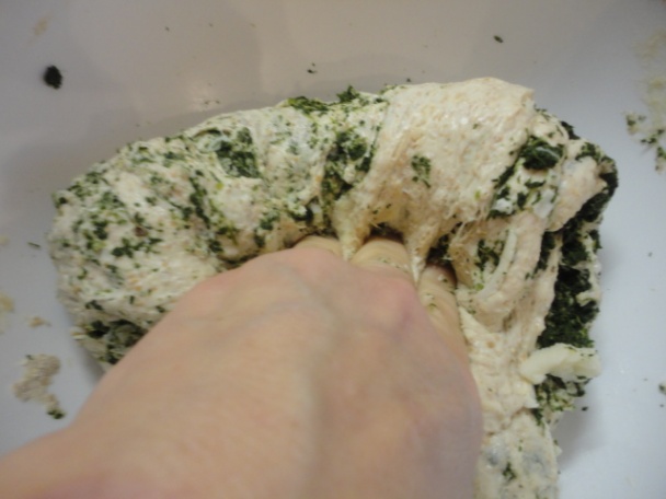 Celozrnný chlebík so špenátom a syrom (fotorecept) - obrázok 5