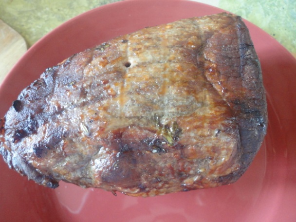 Superľahký roastbeef s višňovou omáčkou a zemiakovo-dubákovou štrúdlou (fotorecept) - obrázok 7