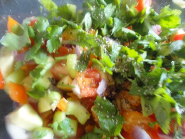 Avokádová salsa s grilovaným lososom (fotorecept) - obrázok 7