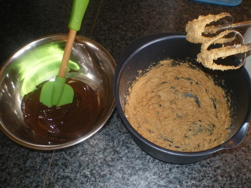 Čokoládový velvet koláč (fotorecept) - obrázok 3