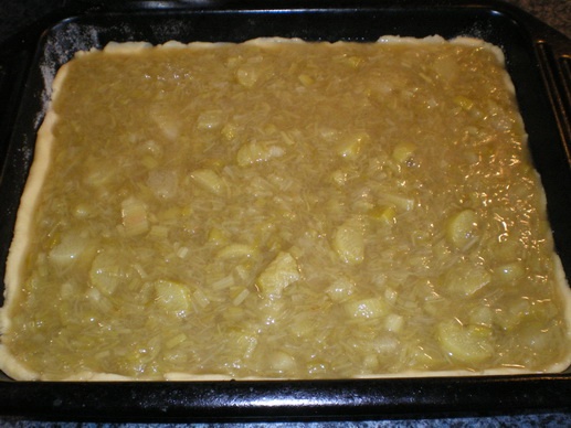 Rebarborový koláč so snehom (fotorecept) - obrázok 3