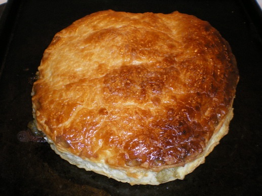 Slaný hubový  koláč (fotorecept) - obrázok 11