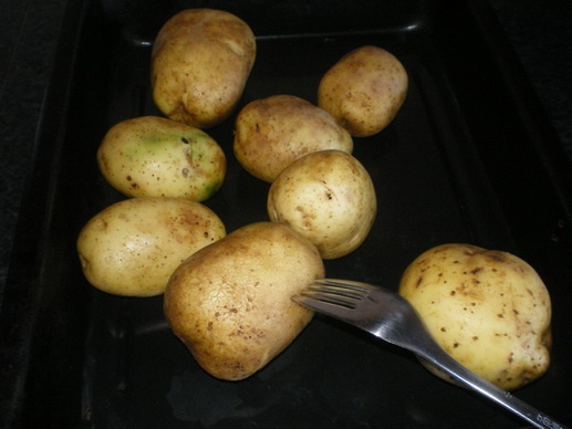 Pečené zemiaky -Jacket potatoes  (fotorecept) - obrázok 1