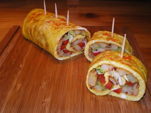 Rolovaná omeleta (fotorecept) - obrázok 4