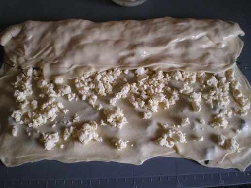 Vrstvený  burek so špenátom a fetou (fotorecept) - obrázok 6