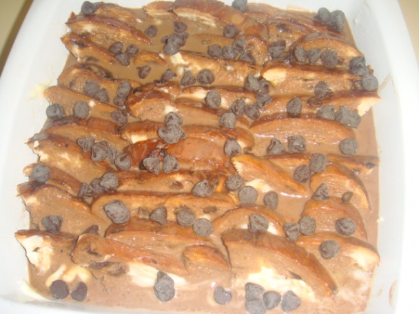 Čokoládový puding  zo sladkého chleba (fotorecept) - obrázok 8