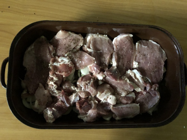 Pečené pliecko na spôsob výpečkov s knedľou (fotorecept) - obrázok 3