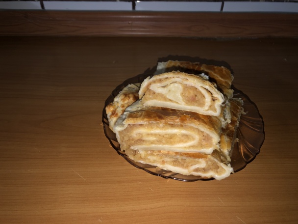 Jablková štrúdľa z lístkového cesta (fotorecept) - obrázok 5