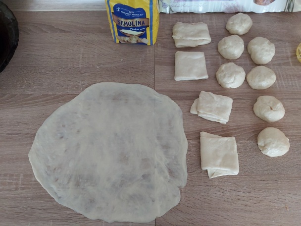 Marocké placky Msemmen (fotorecept) - obrázok 3