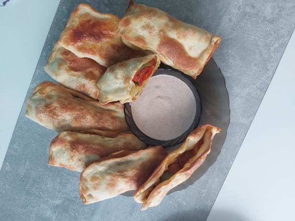 Marocké placky Msemmen (fotorecept) - obrázok 7