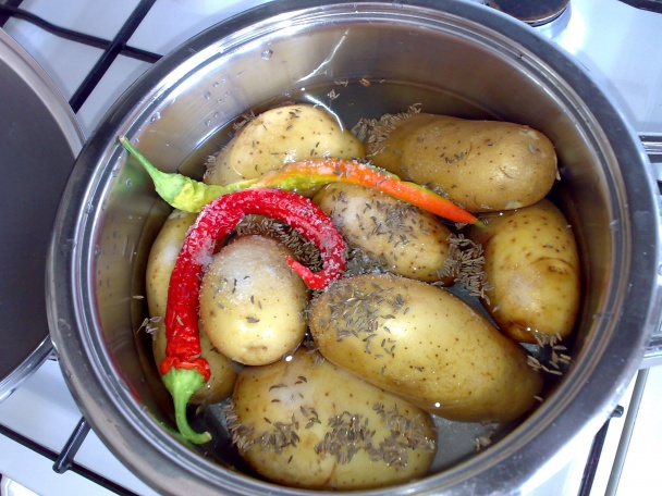 Pečené (grilované) zemiaky (fotorecept) - obrázok 1