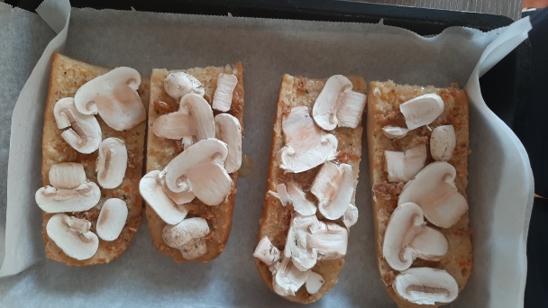 Bageta vo vajíčku so šampiňónmi (fotorecept) - obrázok 2