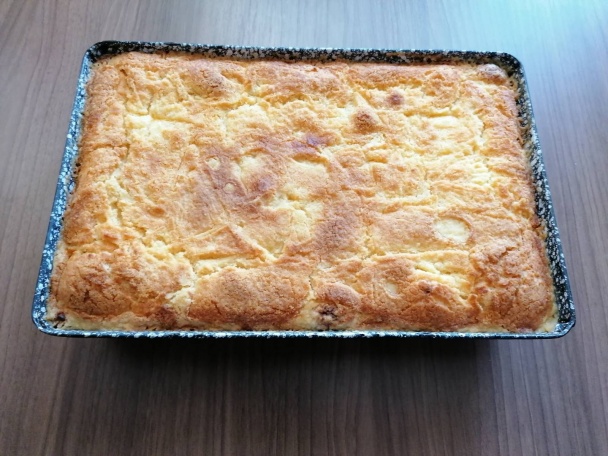 Sypaný tvarohový koláč - obrázok 5