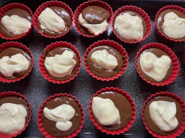 Cheesecake-čoko muffiny (fotorecept) - obrázok 2