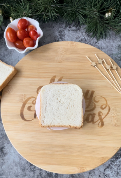 Vianočné stromčeky z toastového chleba (fotorecept) - obrázok 2