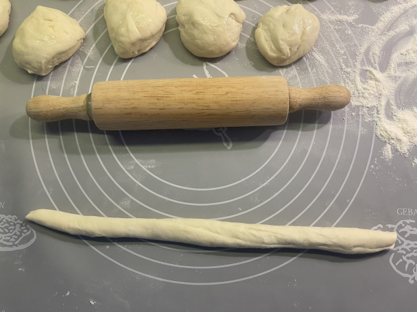 Slané cesnakové pečivo (fotorecept) - obrázok 5