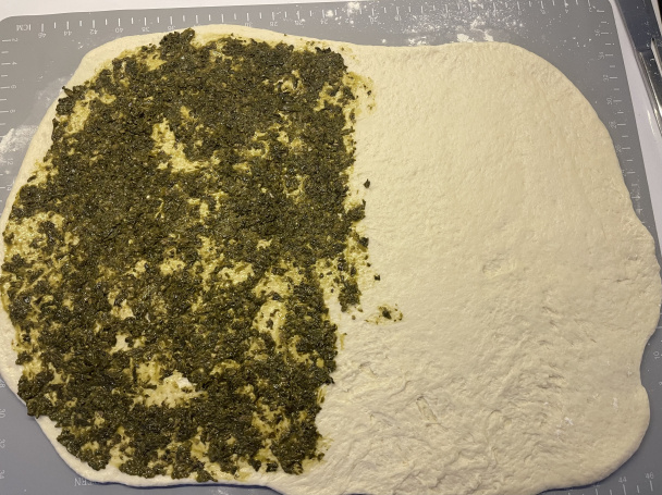 Slané pečivo s medvedím cesnakom (fotorecept) - obrázok 3