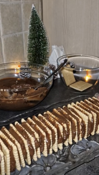 „Zebra koláč“ z maslových sušienok (fotorecept) - obrázok 4