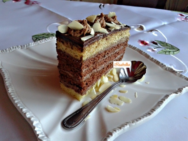 Biele kakaové rezy s čokoládovým krémom (fotorecept) - obrázok 8