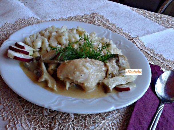 Hlivovo-kurací paprikáš s kôprom (fotorecept) - obrázok 8