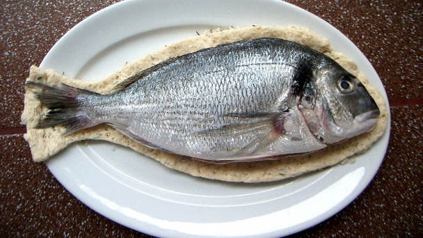 Ryba v soľno chlebovej kruste (fotorecept) - obrázok 1