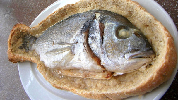 Ryba v soľno chlebovej kruste (fotorecept) - obrázok 4