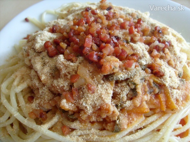 Nesyrové orieškové špagety (fotorecept)