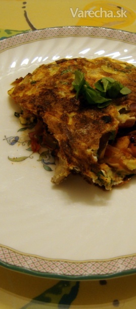 Zeleninová omeleta na odľahčenie (fotorecept)