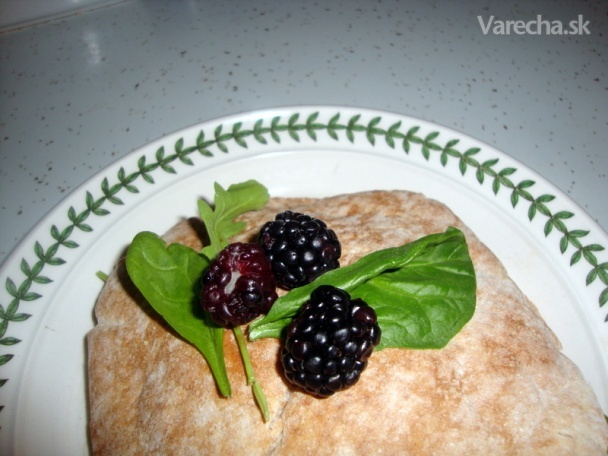 Pita sendvič s portobellom a rukolou (fotorecept)