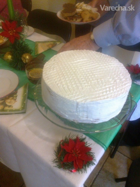 Torta s karamelovým snehom (fotorecept)