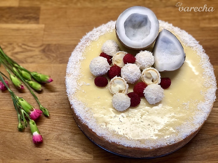 Raffaello (kokosový) cheesecake (videorecept)