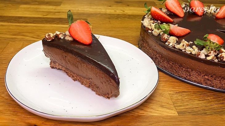 Nepečený nutellový - čokoládový cheesecake (videorecept)