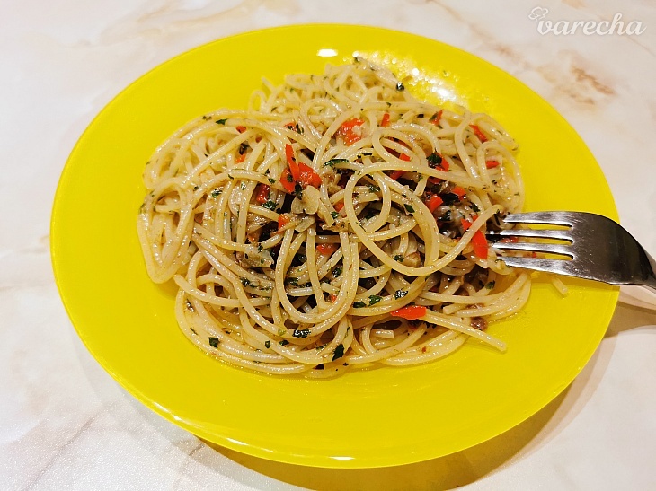 Spaghetti con la colatura di alici (a aj po mojom) 