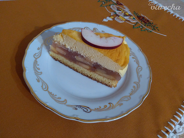 Jablková smotanová torta (fotorecept)