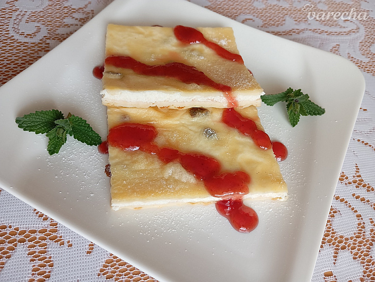 Tvarohom plnená palacinka z rúry (fotorecept)