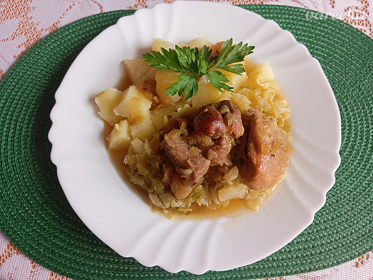 Moravský vrabec s dusenou novou hlávkovou...