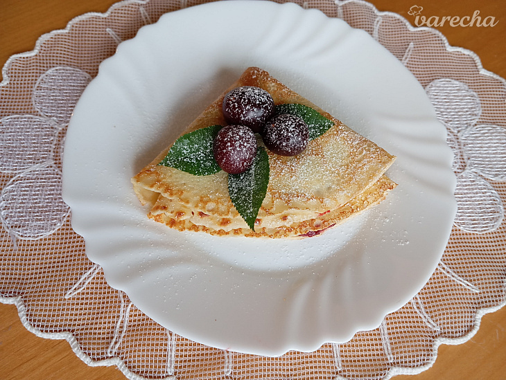 Lyžicové palacinky s lekvárom z malých sliviek plánky 