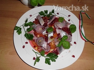 Sicilsky matjesovy salat 