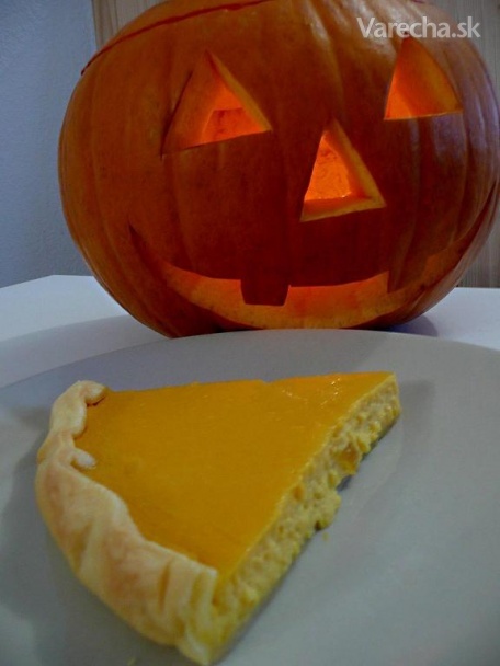 Halloweenský tekvicový koláč :-) (fotorecept)