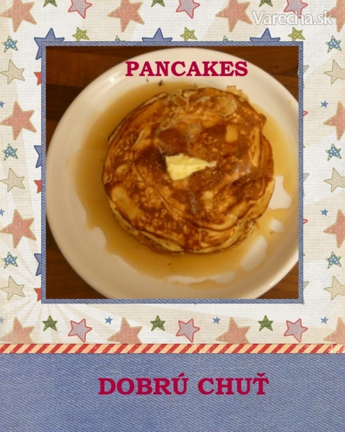 Pancakes - americké palacinky (fotorecept)