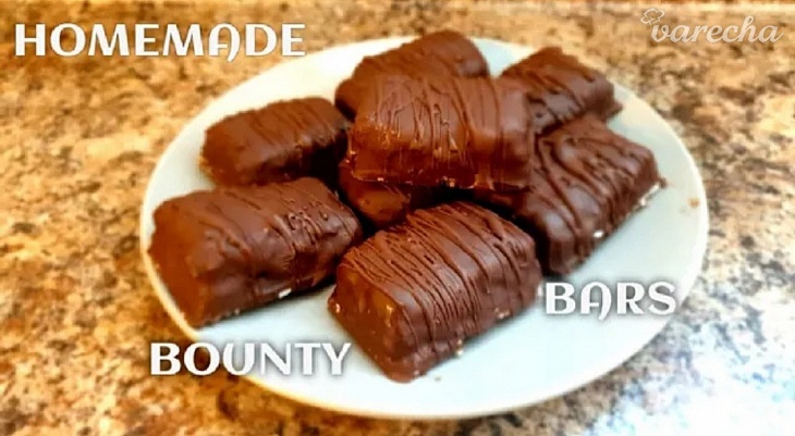 Domáce Bounty iba z troch ingrediencií (videorecept)